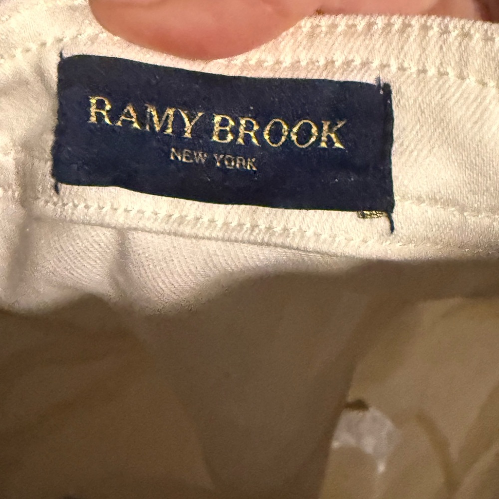 Ramy Brook Monica Denim Midi Dress in Ivory Sz: 28/6 - Picture 13 of 15